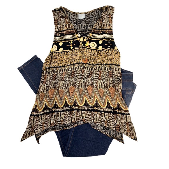 Rabbit Rabbit Rabbit Women's Vintage Boho Top. - Picture 1 of 8